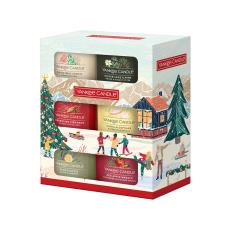 Yankee Candle 6 Filled Votive Candle Christmas Gift Set