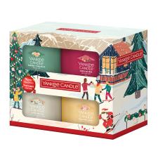 Yankee Candle 4 Filled Votive Candle Christmas Gift Set