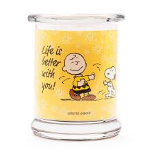 Peanuts "Life Is Better With You" Sweet Berries Medium Jar Candle