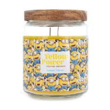 Minions Yellow Power Lemon Large Jar Candle