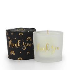 Ashleigh &amp; Burwood Thank You Wrapped Mini Candle