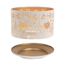 Aroma Silhouette White Baubles Shade &amp; Tray