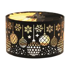 Aroma Silhouette Black &amp; Gold Baubles Carousel Shade