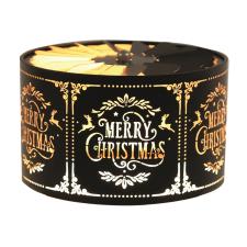 Aroma Silhouette Black &amp; Gold Merry Christmas Carousel Shade