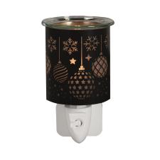 Aroma Black &amp; Gold Baubles Plug In Wax Melt Warmer