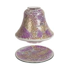 Aroma Purple &amp; Gold Crackle Shade &amp; Tray