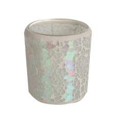 Aroma Pearl Crackle Tealight & Votive Holder