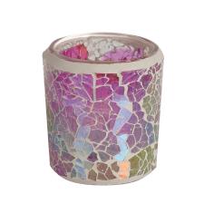 Aroma Rainbow Crackle Tealight & Votive Holder