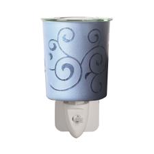 Aroma Blue Swirl Plug In Wax Melt Warmer