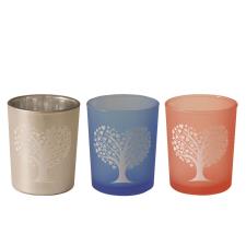 Aroma Heart Tree 3 Tealight &amp; Votive Holder Set