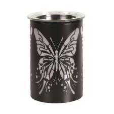 Aroma Black Butterfly Colour Changing Electric Wax Melt Warmer