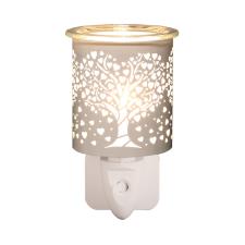 Aroma White & Gold Heart Tree Plug In Wax Melt Warmer