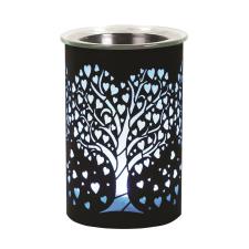 Aroma Black Heart Tree Colour Changing Electric Wax Melt Warmer