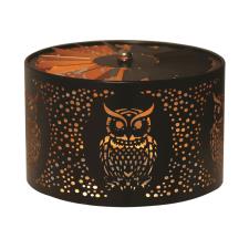 Aroma Silhouette Black & Gold Carousel Owl Shade