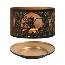 Aroma Silhouette Black & Gold Fairy Shade & Tray