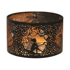 Aroma Silhouette Black & Gold Carousel Sitting Fairy Shade