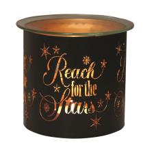 Aroma Black & Gold Reach for the Stars Jar Sleeve & Wax Melt Warmer