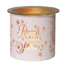 Aroma White & Gold Reach for the Stars Jar Sleeve & Wax Melt Warmer