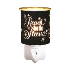 Aroma Black & Gold Reach for the Stars Plug In Wax Melt Warmer