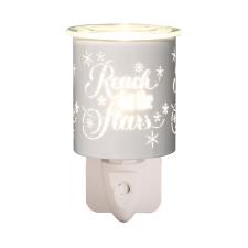 Aroma White & Gold Reach for the Stars Plug In Wax Melt Warmer