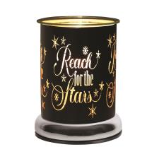 Aroma Black Reach for the Stars Touch Electric Wax Melt Warmer