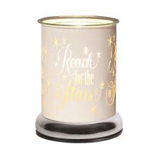 Aroma White Reach for the Stars Touch Electric Wax Melt Warmer