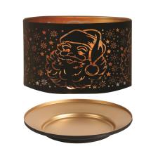 Aroma Silhouette Black & Gold Santa Shade & Tray