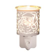 Aroma White & Gold Santa Plug In Wax Melt Warmer