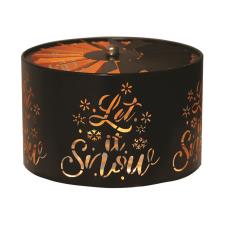 Aroma Silhouette Black & Gold Carousel Let It Snow Shade