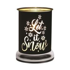 Aroma Black Let It Snow Touch Electric Wax Melt Warmer