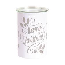 Aroma White Merry Christmas Electric Wax Melt Warmer