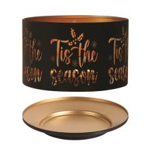 Aroma Silhouette Black & Gold Tis the Season Shade & Tray