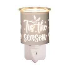 Aroma White & Gold Tis the Season Plug In Wax Melt Warmer