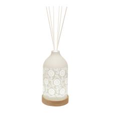 Woodbridge Floral Clean Linen LED Light up Reed Diffuser