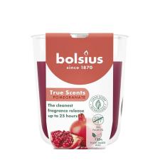 Bolsius Pomegranate True Scents Small Glass Jar Candle