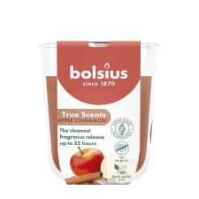 Bolsius Apple Cinnamon True Scents Small Glass Jar Candle