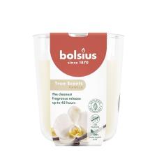 Bolsius Vanilla True Scents Medium Glass Jar Candle