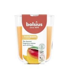 Bolsius Mango True Scents Medium Glass Jar Candle