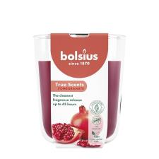 Bolsius Pomegranate True Scents Medium Glass Jar Candle