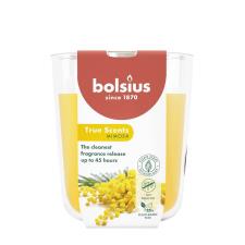 Bolsius Mimosa True Scents Medium Glass Jar Candle