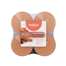 Bolsius Apple Cinnamon 8 Hour Maxi Tealights (Pack of 8)