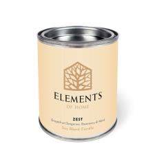 Elements of Home Zest Tin Candle