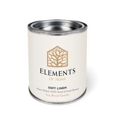 Elements of Home Soft Linen Tin Candle