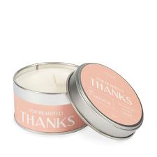 Pintail Candles Heartfelt Thanks Tin Candle