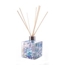 Amelia Art Glass Blue Turquoise & White Square Reed Diffuser