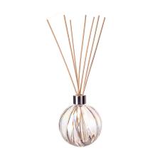 Amelia Art Glass Clear Iris Sphere Optic Reed Diffuser (Natural)