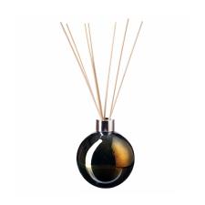 Amelia Art Glass Solid Metallic Black Sphere Reed Diffuser