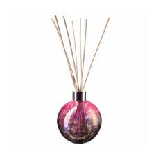 Amelia Art Glass Two Tone Grey & Pink Sphere Reed Diffuser (Natural)