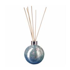 Amelia Art Glass Two Tone Sage & Blue Sphere Reed Diffuser (Natural)