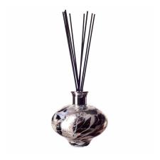 Amelia Art Glass White & Grey Frosted Oval Reed Diffuser